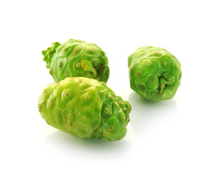 Fototapeta premium Exotic Fruit - Noni on white