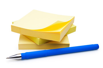 Pen and note