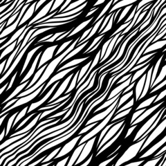 Fantasy abstract floral seamless pattern