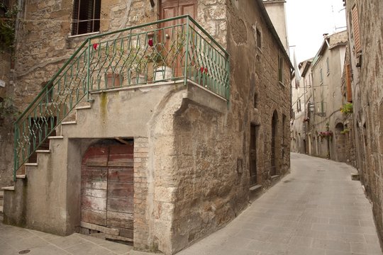 Fototapeta Pitigliano, vicoli antichi