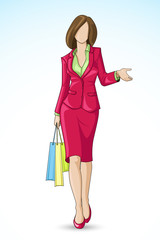 Woman doing Shopping