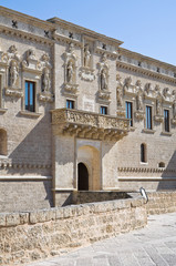De Monti Castle of Corigliano d'Otranto. Puglia. Italy.