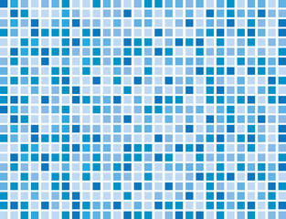 Abstract blue boxes background pattern