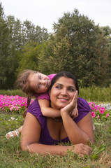 Fototapeta premium Mother and daughter