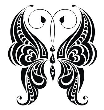 Abstract butterfly. Vector for your design