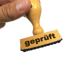 Stempel geprüft