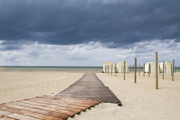 Obraz na płótnie Canvas Beach and the Sea