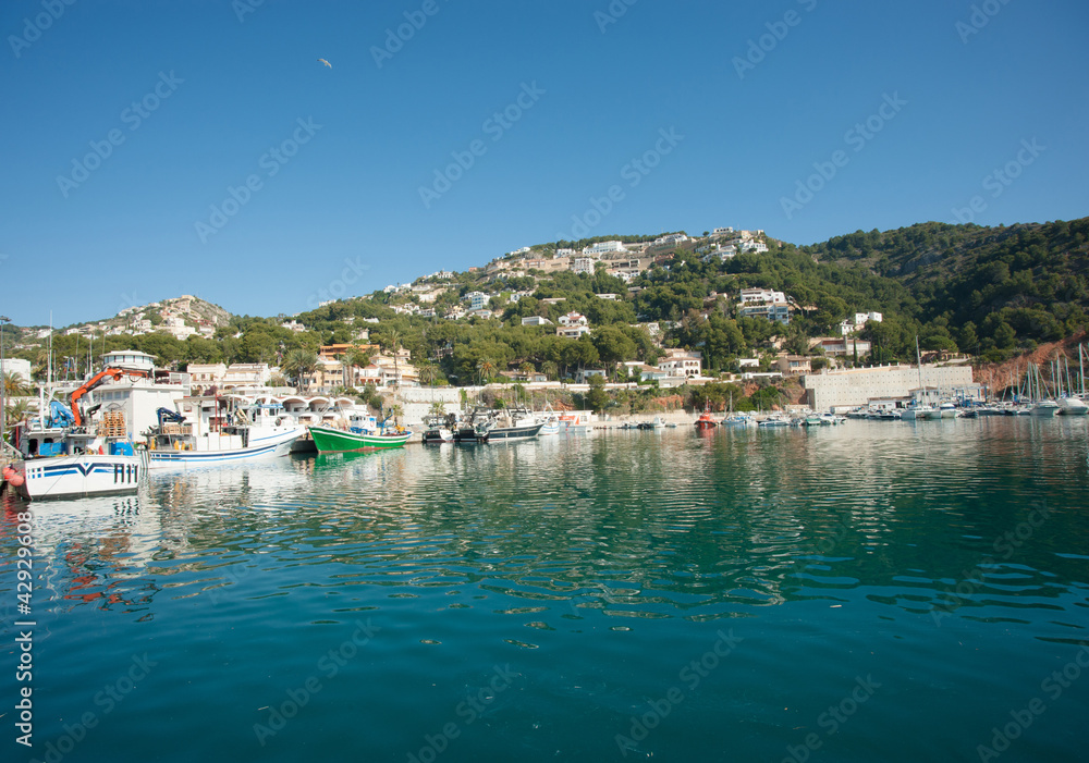 Poster Javea harbor