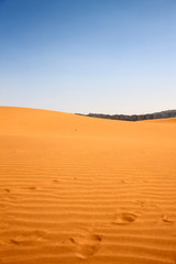 the sky and the desert