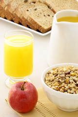 delicious fresh breakfast