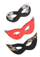 Color mask isolated on white