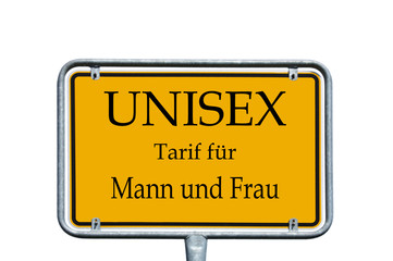 Schild - UNISEX Tarif