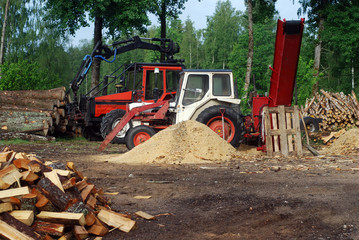 Fototapeta premium Holzverarbeitung