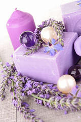 Obraz na płótnie Canvas lavender soap