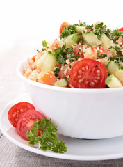 couscous salad with vegetables