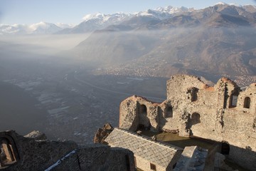 Fototapeta premium Sacra di San Michele, Val di Susa-Piemonte