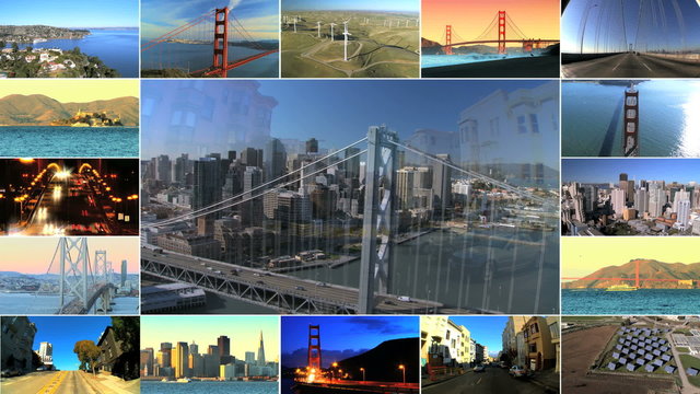 Montage Images Renewable Energy in Cities, USA