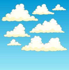 Cloudy sky background 5