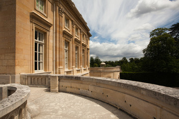 Detail of Le Trianon and gardens in Versailles Chateau