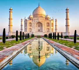 Foto op Plexiglas India Taj Mahal