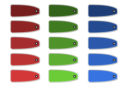 Etiquetas colores