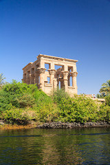 Kiosk of Trajan, seen at Philae Temple by the Nile