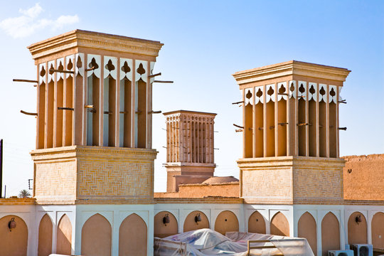 Windcatcher Of An House In Yazd City