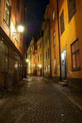 Fototapeta na wymiar Nacht in Stockholm