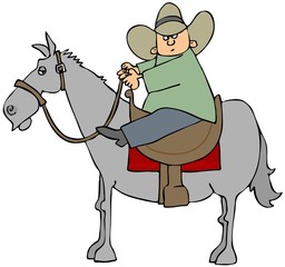 Boy on a horse © Dennis Cox