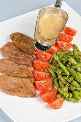 grilled beef tongue