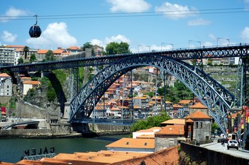 Brücke Dom Luis I. in Porto, Portugal
