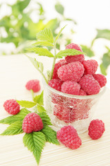 juicy raspberries