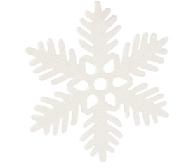 white snowflake isolated