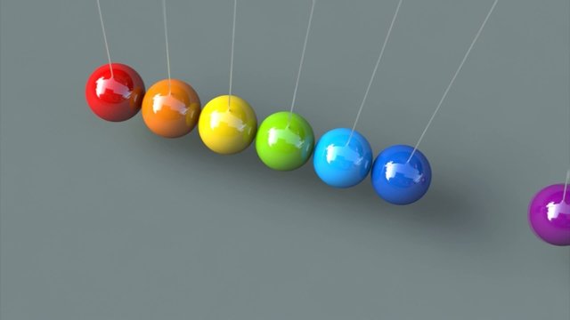 Kugelspiel animiert Regenbogen 2