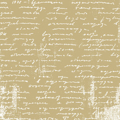 aging manuscript on brown paper