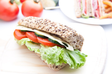Bocadillo vegetal
