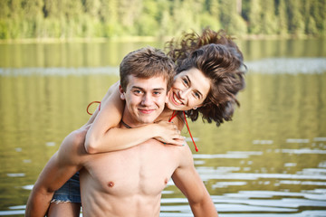 Fototapeta premium Happy couple