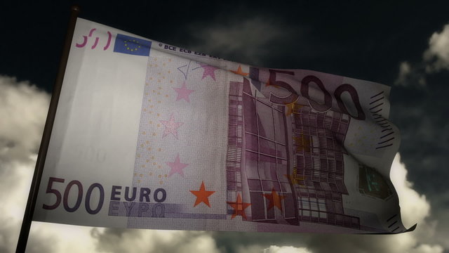 500 Euros bill flag 02