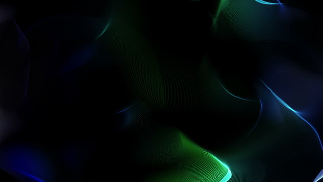 wonderful loop video animation with moving particle object