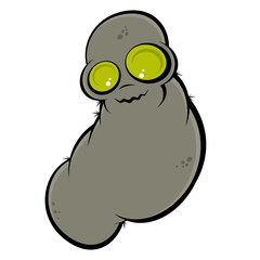 cartoon monster bazillus
