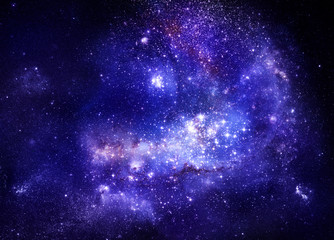 nebula gas cloud in deep outer space