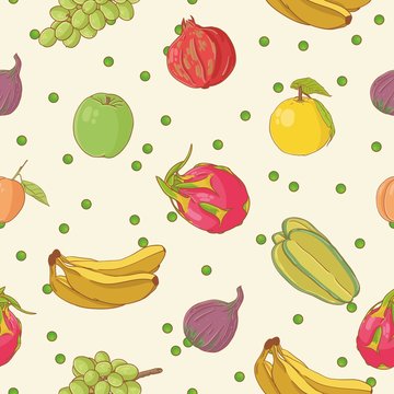 Fruit seamless pattern