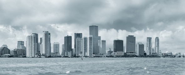 Fototapeta premium Miami black and white