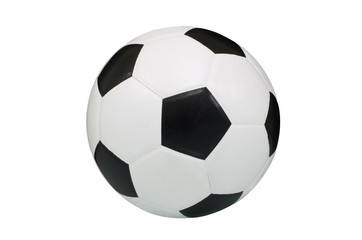 soccer ball on the green grass field