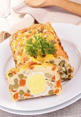vegetable cake/ terrine