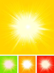 Obraz premium Summer Sun Starburst