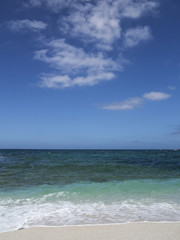 beach of Is Arutas in east coast of Sardinia