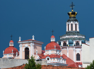 The Saint Casimir Church in capital of Lithuania, Vilnius - obrazy, fototapety, plakaty