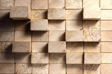 Wooden blocks abstract grunge background