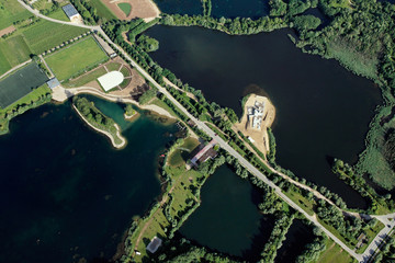 Lacs de Remerschen , Le Luxembourg vue du Ciel